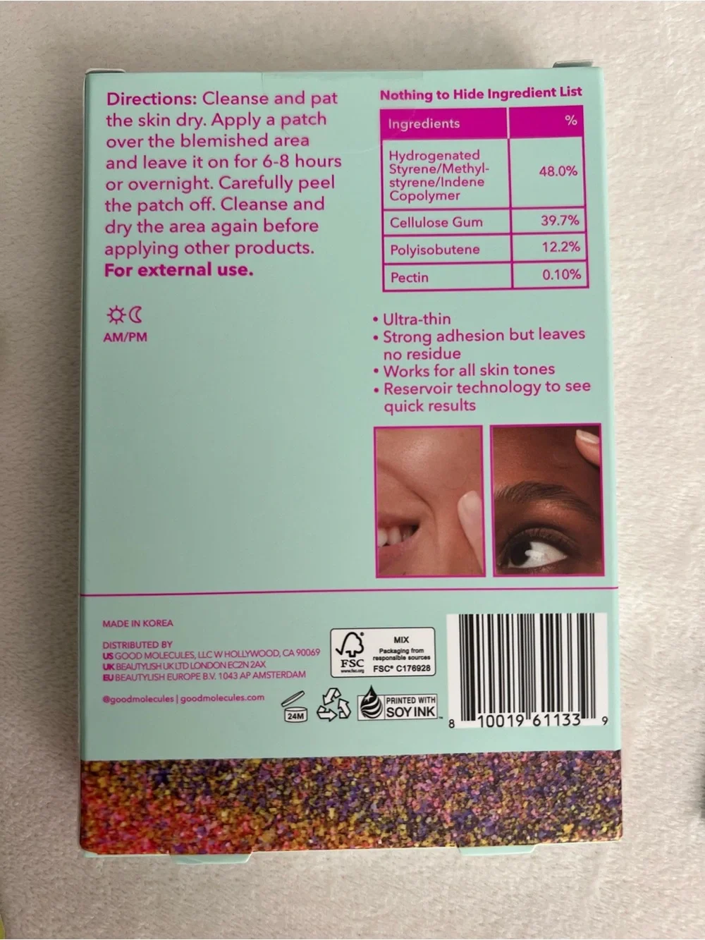 5 Piece Skincare Bundle (Good Molecules, TonyMoly, Sunday Riley)